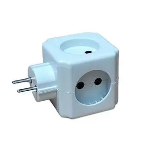 پریز چهارخانه دوشاخه دار زمرد